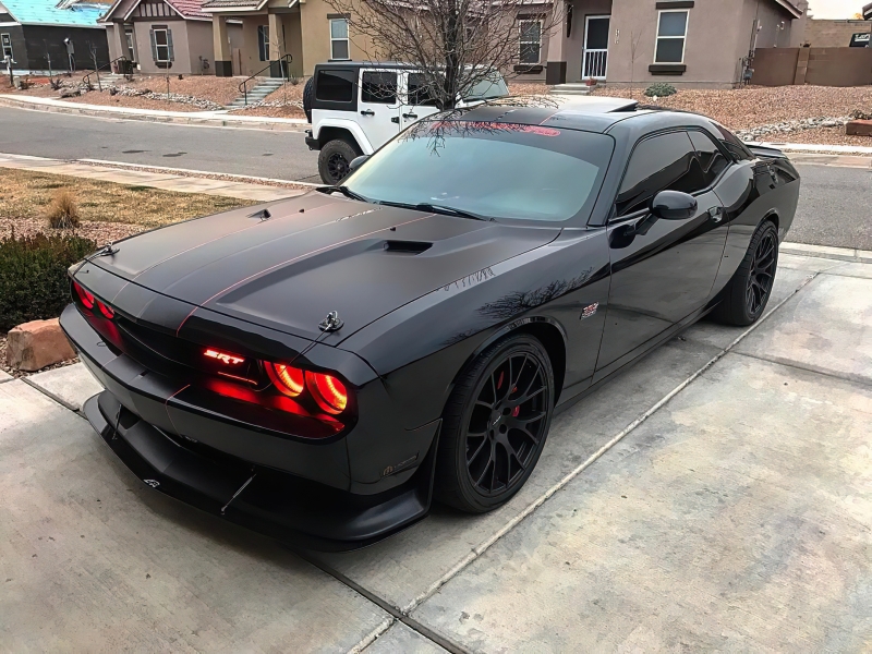 Dodge Challenger Headlight Halo Kit - ORACLE Lighting - LED Non Projector - Red - `08-`14